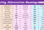 Texting Abbreviations with Meanings
