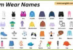 Gym Wear Names in English with Their Pictures