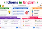 Idioms in English with Meanings and Examples