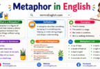 Metaphor in English with Examples and Meaning