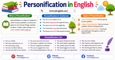 Personification meaning and Examples in English pdf