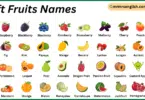 Soft Fruits Names in English with Their Pictures
