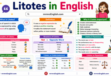 What Is Litotes in English with Meaning and Easy Examples