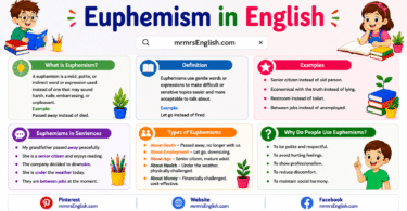 Euphemisms in English Explained with Meanings and Examples