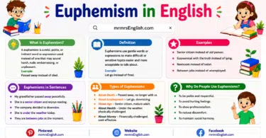 Euphemisms in English Explained with Meanings and Examples