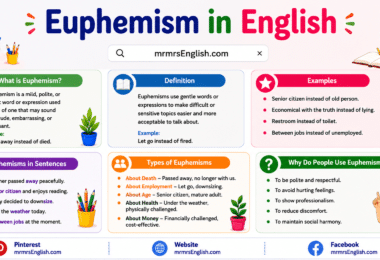 Euphemisms in English Explained with Meanings and Examples