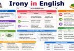 Irony in English Grammar with Meanings and Examples