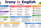Irony in English Grammar with Meanings and Examples