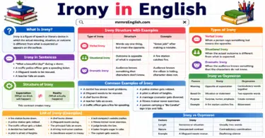 Irony in English Grammar with Meanings and Examples