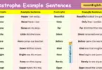 100 Anastrophe Example Sentences in English with Pictures