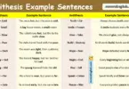 100 Antithesis Example Sentences in English with Pictures