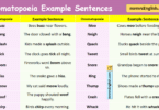 100 Onomatopoeia Example Sentences in English with Pictures