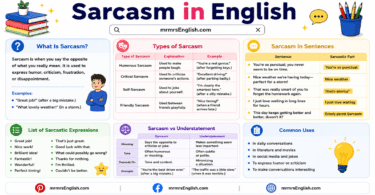 Learn Sarcasm in English with Meaning and Simple Examples
