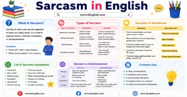Learn Sarcasm in English with Meaning and Simple Examples
