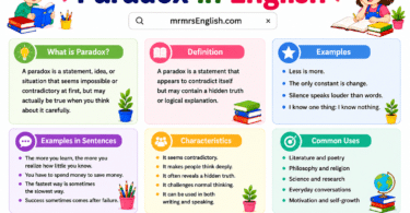 Paradox Meaning in English with Simple Definitions and Examples
