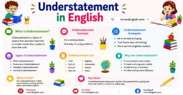 Understatement Meaning in English with Definition and Examples