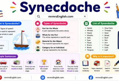 What Is Synecdoche Meaning and Examples in English