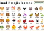 Animal Emojis Names in English with Their Pictures