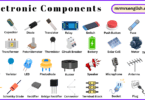 Electronic Components Names in English with Their Pictures