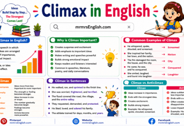 What Is Climax Meaning, Definition, and Examples in English