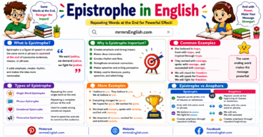 What Is Epistrophe Meaning, Definition, and Simple Examples