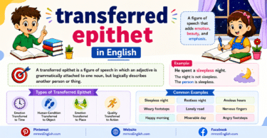 What Is Transferred Epithet Meaning, Definition, and Examples