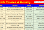 1000 English Phrases with meanings PDF