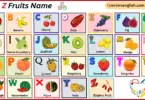 A to Z Vegetables Names in English with their Pictures