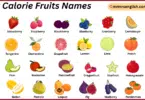 Low Calorie Fruits Names in English with Their Pictures