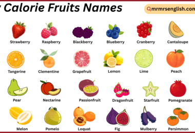 Low Calorie Fruits Names in English with Their Pictures