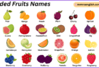 Seeded Fruits Names in English with Their Pictures
