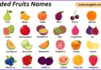 Seeded Fruits Names in English with Their Pictures
