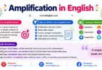 What Is Amplification Meaning, Definition, and Examples in English