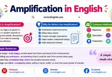 What Is Amplification Meaning, Definition, and Examples in English