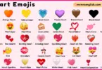 Heart Emoji Meanings in English with Pictures