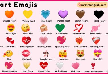 Heart Emoji Meanings in English with Pictures