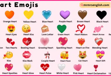Heart Emoji Meanings in English with Pictures