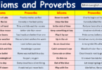 Idioms and Proverbs Examples in English with Pictures