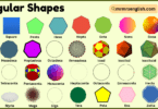 Regular Shapes with Names and Pictures