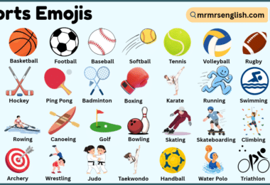 Sports Emojis with meanings and Pictures